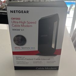 Cable modem CM 1000. $75