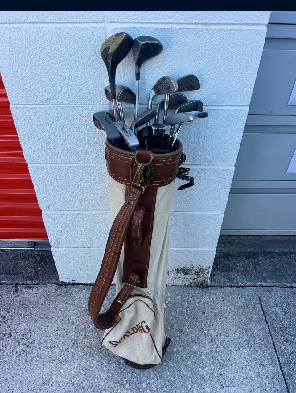 Golf Clubs With Bag Spalding Tour King Tom Weiskop Graphite