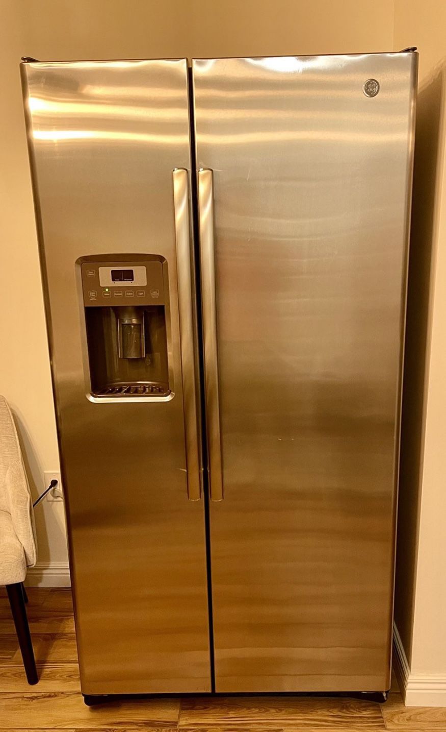 GE 21.9 Cu. Ft. Counter-Depth Side-by-Side Refrigerator