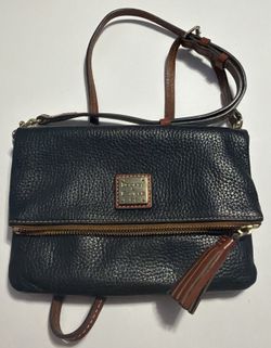 Dooney & Bourke Blk Fold over Crossbody