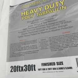 Lona Heavy Dury 20 X 30 Ft