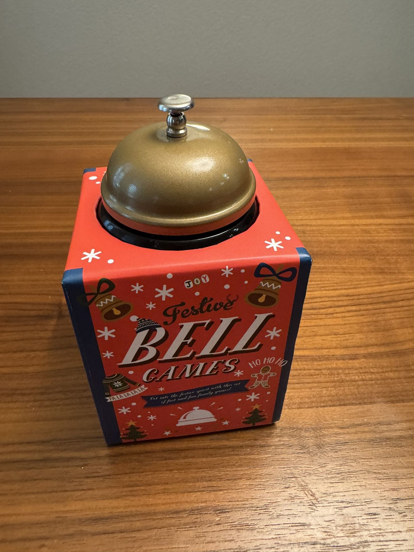 RARE Festive Bell Games Set Christmas Holiday Charades Who Am I? Songs w/ Bell 