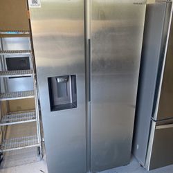 Stainless Steel 22 Cu. Ft. Counter Depth Side-by-Side Refrigerator 