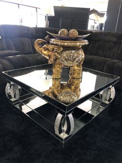 Mirrored Coffee Table @Elegant Furniture