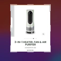 Heater Fan Air Purifier 