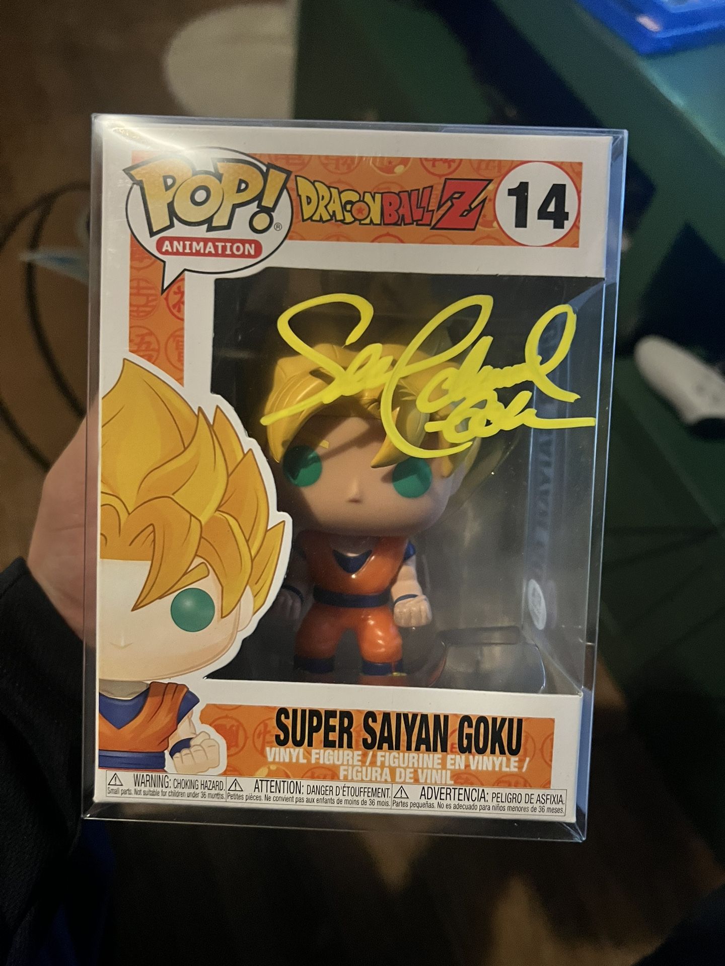 Goku 14 Autographed PSA Authentication