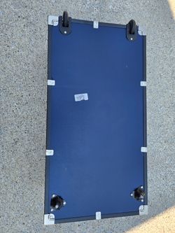 College wheeled footlocker