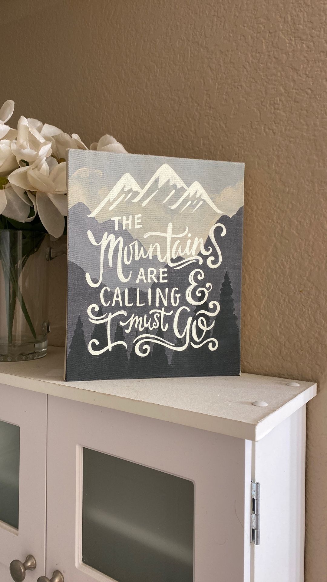 Mountains Wall Art Canvas Decor