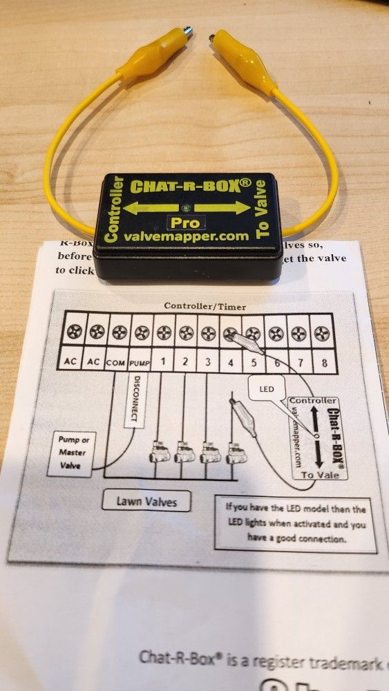 Chat R Box Pro Sprinkler Valve Finder Locator