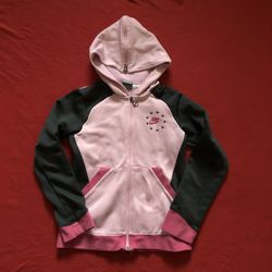 Nike Girls Zip Up Hooded Jacket Size L