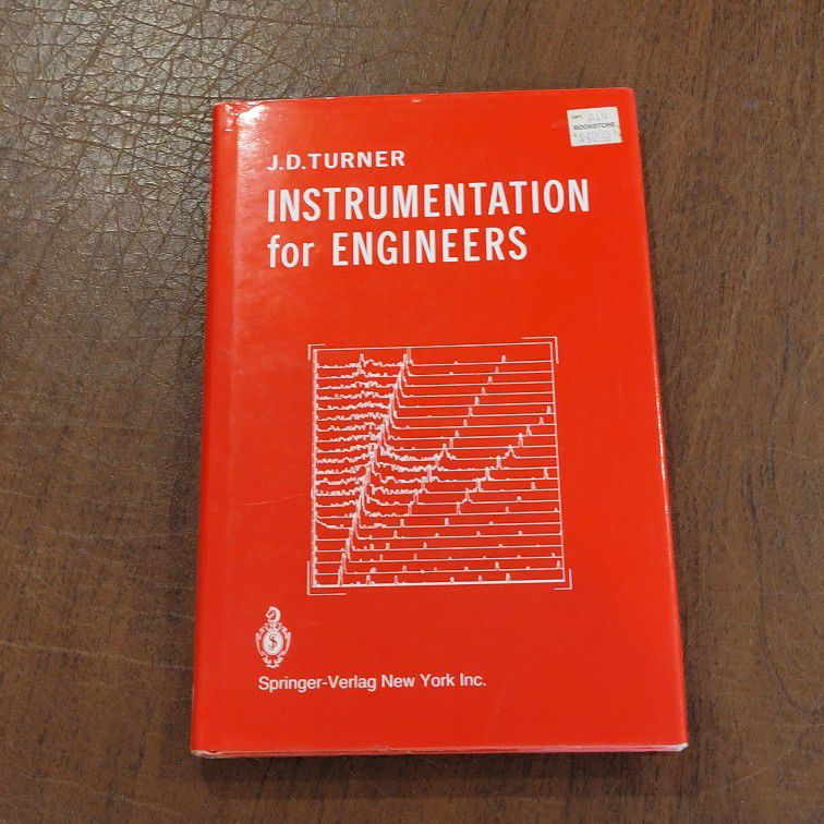 Instrumentation for Engineers by K. D. Turner 1988 SPRINGER-VERLAG PUB 
Hardback. Vintage @1988. Pre-owned, good shape, pages clean