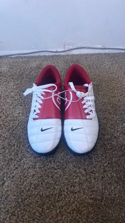 Nike total 90 3 white gym red SIZE 8