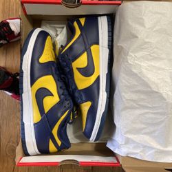 Nike Dunk Low Michigan Color Way