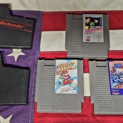 1 Lot 3ea NINTENDO GAMES MADE IN JAPAN
