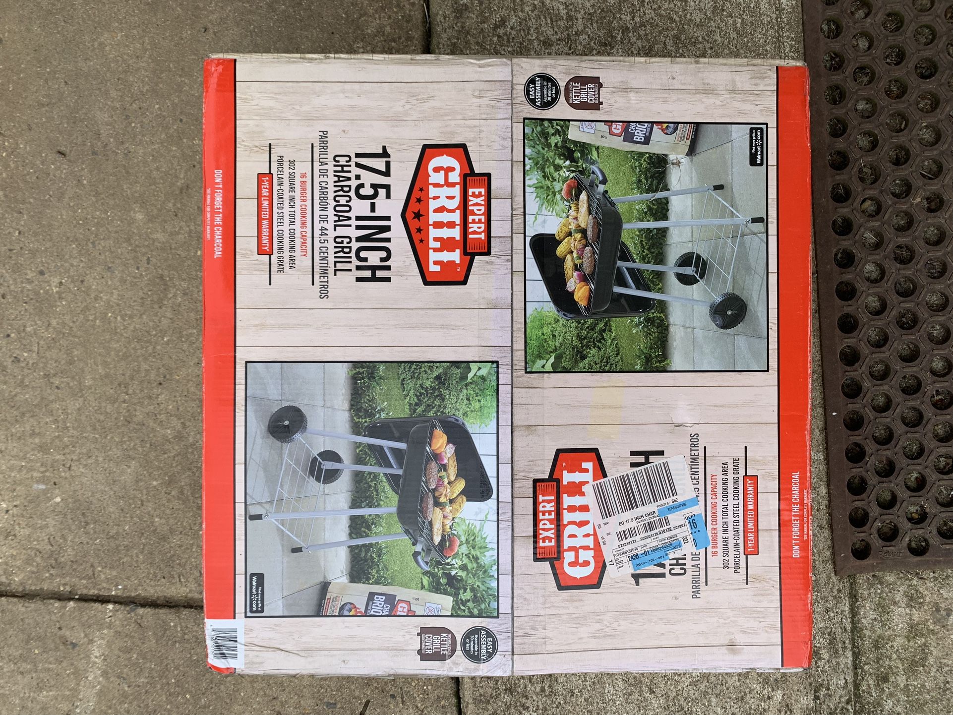 Brand New Expert Grill 17.5-inch Charcoal Grill