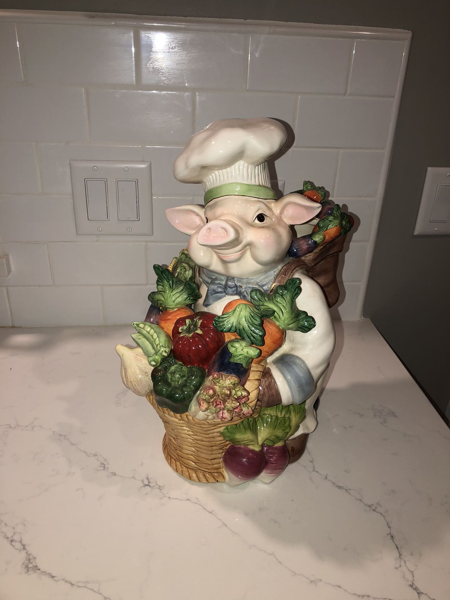 Kaldun And Bogel Chef Pig Vase 