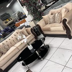 Sofa Set 🤎 Traditional Style 🔥