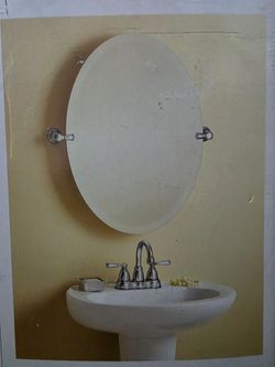 Brand new Moen Y2692BN brushed nickel mirror with decorative hardware