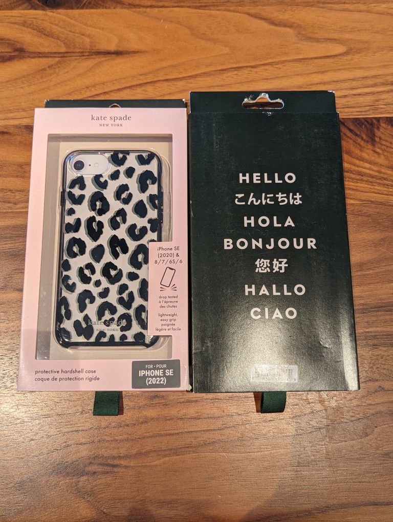 Kate Spade NWT Defensive Hardshell Cases For iPhone SE & 8/7/6S/6