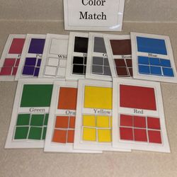 Matching Flash Cards For Child Development