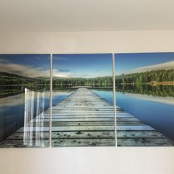 Acrylic Wall Art (3-Panel Set) – Like New 