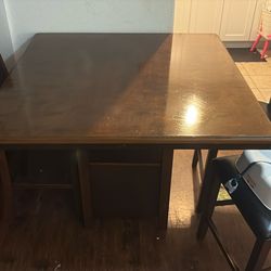 Dining Table Set For Chairs comedor, con cuatro sillas