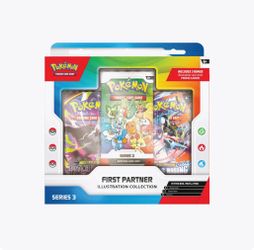 Pokemon TCG: First Partner Illustration Collection (Series 3) *FACTORY SEALED*