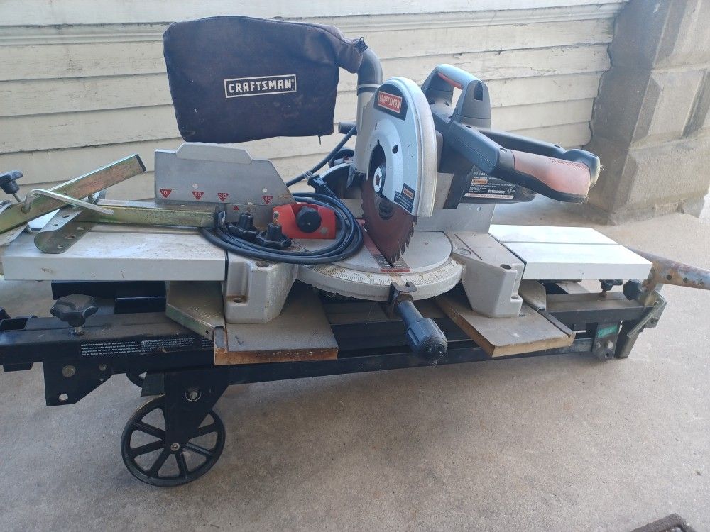 Craftsman 10 In. Compound Miter Saw And Stand
