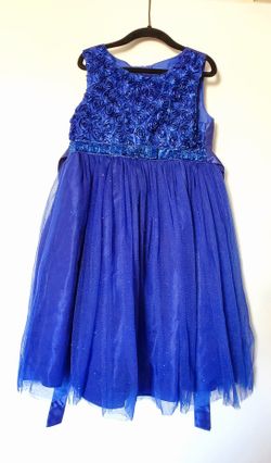 Little Girl Dress 6T, Blue