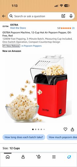 Popcorn maker