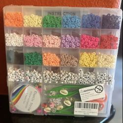 New Clay Beads For Bracelet Making Kit