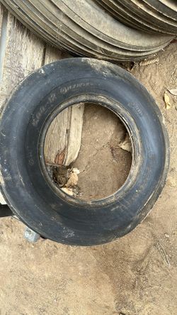 2 Tractor Front Tires New Size 5,00-12 Both For 60 Dls 