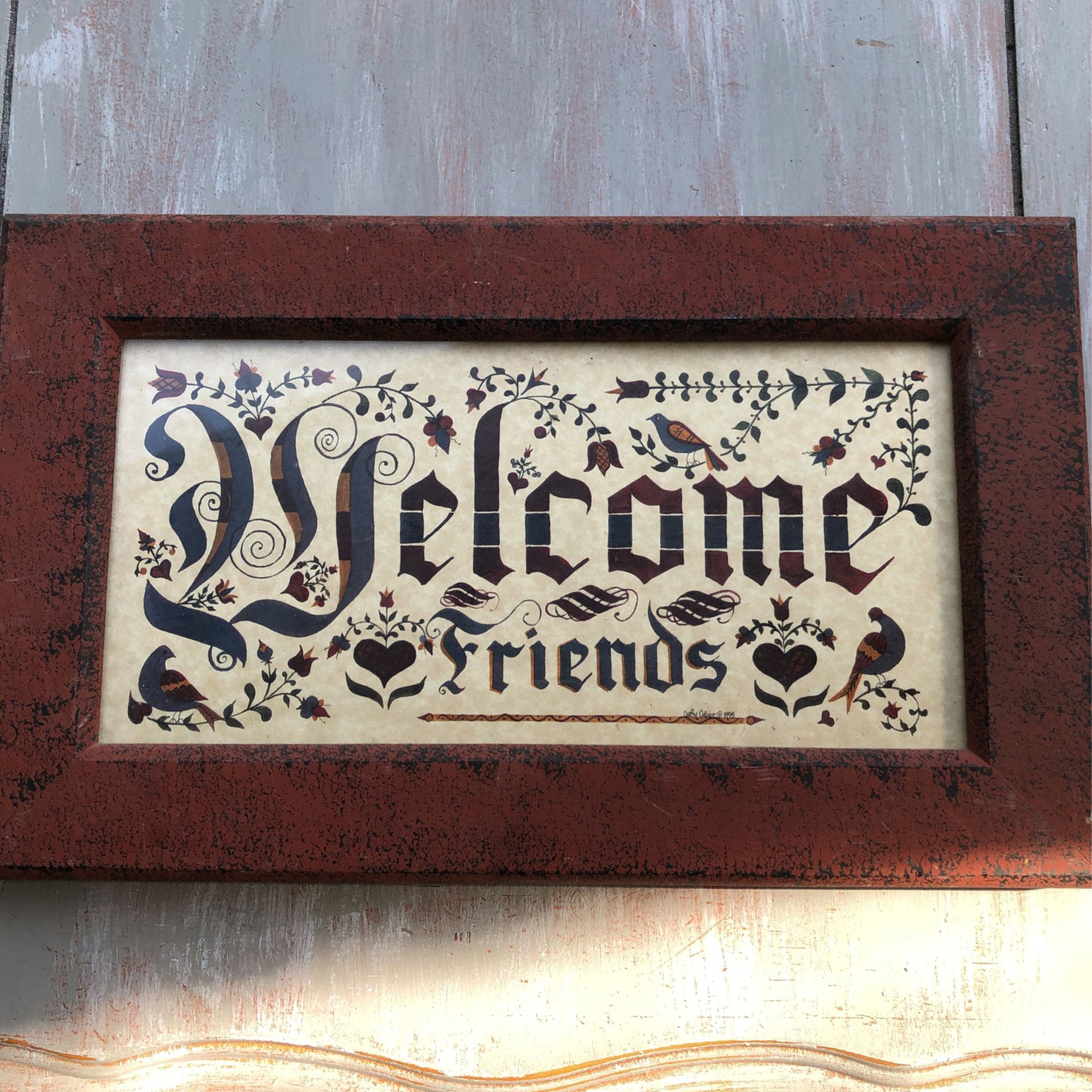 Welcome Friends Sign