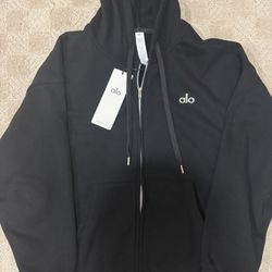 Alo Accolade Zip Up Size Small Brand New