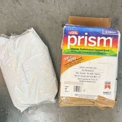 Prism Ultimate Performance Cement Grout – Ash #642 and Artic White