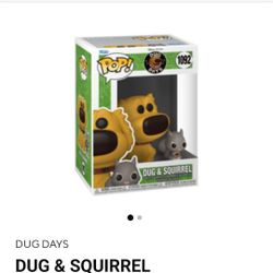 Funko Pop Dug With Squirrel #1092
