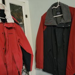 Nautica Bundle Vintage Coat And Jacket Size Medium 