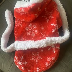Christmas Dog Robe -Size Small