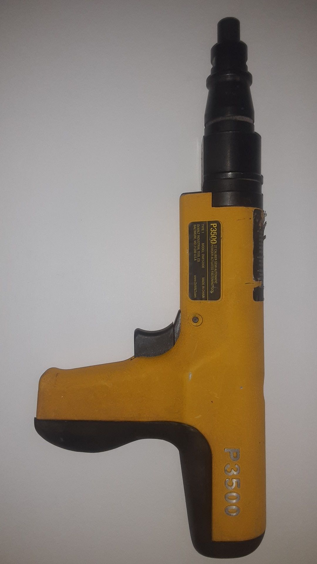 Dewalt .27 caliber concrete gun