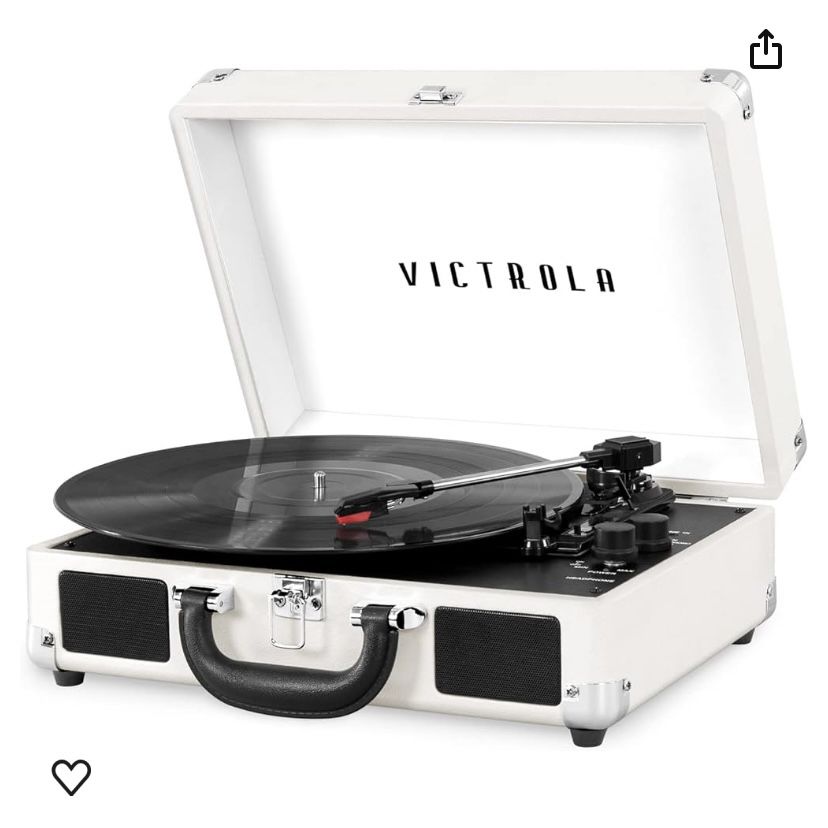 LIKE NEW Victrola 3-Speed Bluetooth Suitcase Vinyl Record Player
