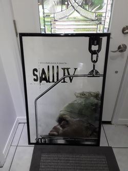 Saw framed movie posters jigsaw Lionsgate