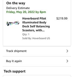 Hoverboard Pilot Illuminated Body Deck-BRAND NEW AND SEALED!