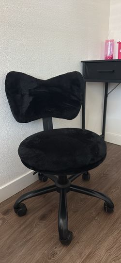Cute Black Vanity Desk Chair