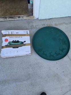 Heavy duty real Christmas Tree Stand & Floor Protector