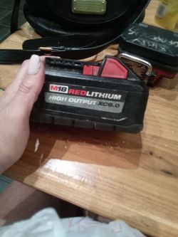 Milwaukee Red lithium high output battery