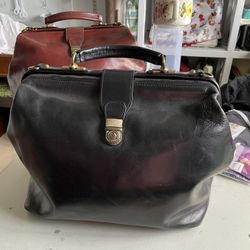 Toscane Vintage Leather And Suede Business bag 