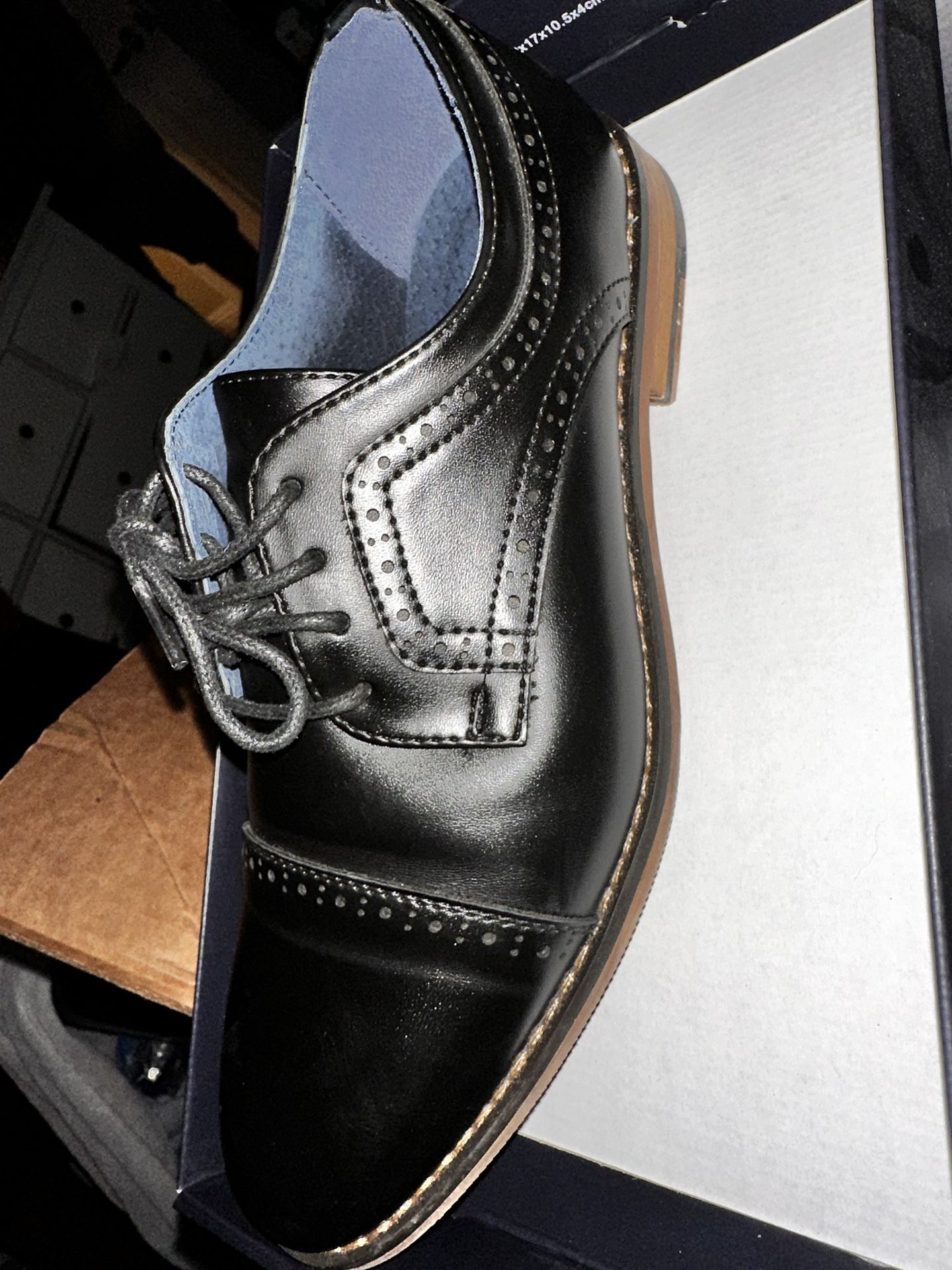 Black And Brown Bruno Marc Youth Shoes
