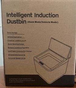 Intelligent Induction Dustbin 6L Desk Mode/Vehicle Mode White - A0046