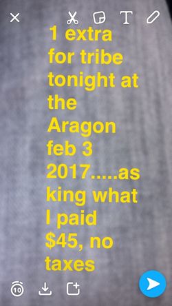 Sts9 feb 3 ticket