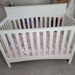 White Baby Crib